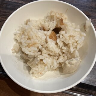 ちくわと人参と鶏肉と炊き込みご飯